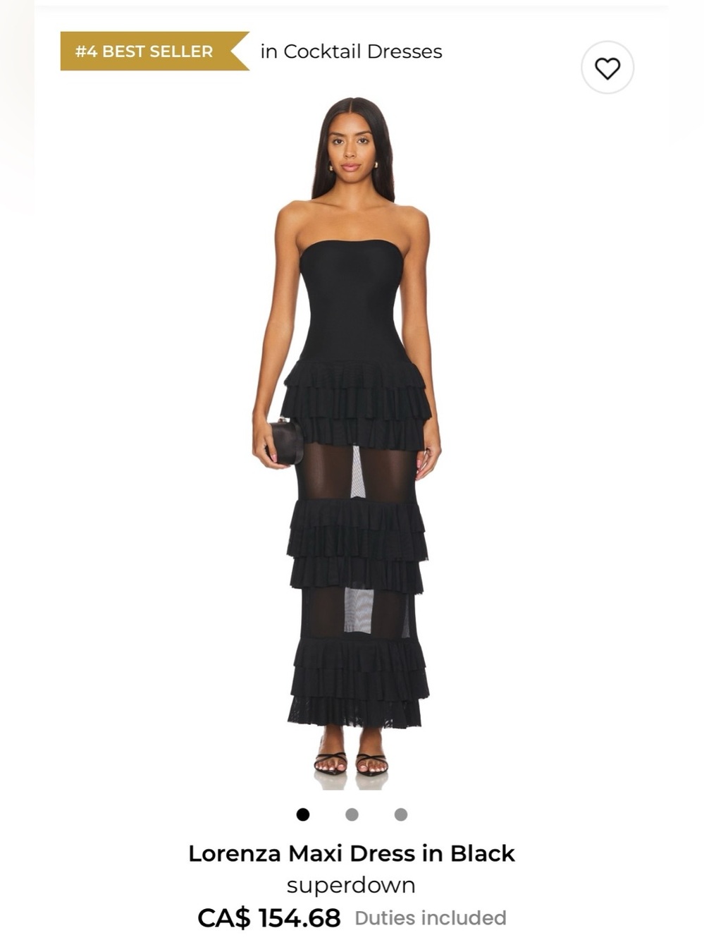 superdown - Lorenza Maxi Dress - size s